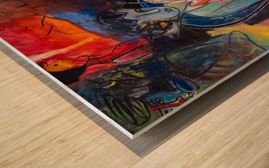 French cafe - Cafe francais Wood print