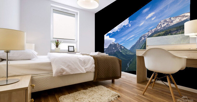 Glacier National Park Mural print