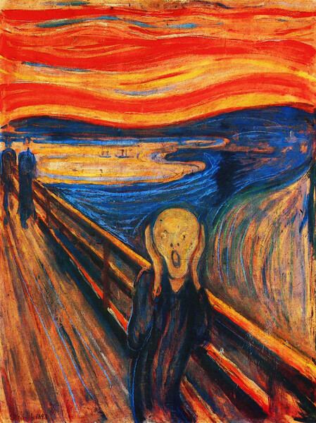 The Scream by Classic Painting Wall Art