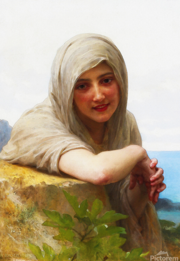 SOUVENIR 1894 Adolphe William Bouguereau 1825 by Classic Painting