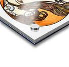 Stained glass window for the facade of the Fouque Acrylic print