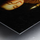 Girl with a Candle Metal print