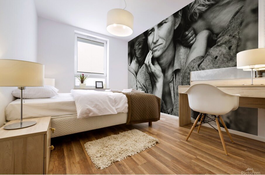 Portret van Florence Owens Thompson 1936 by Dorot Mural print