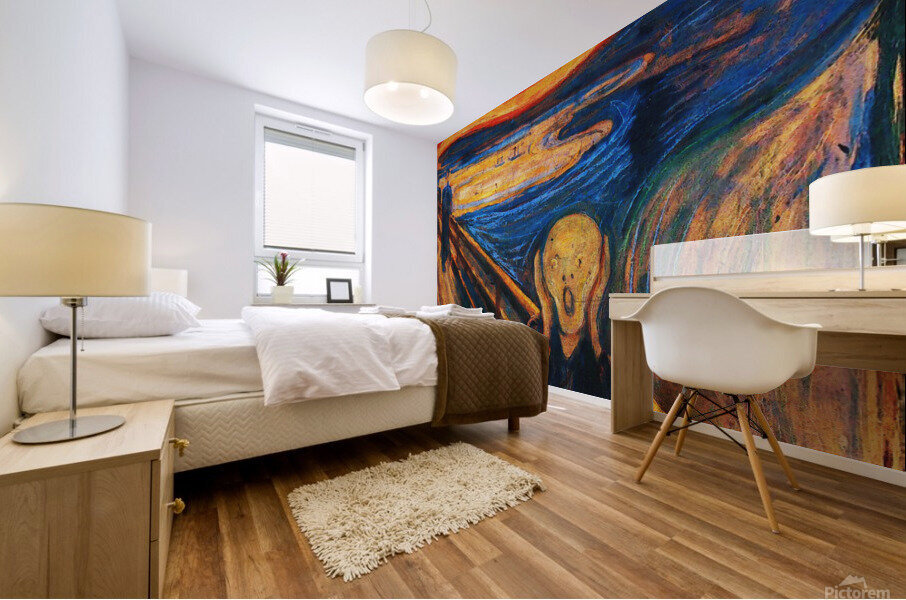 The Scream   Mural print