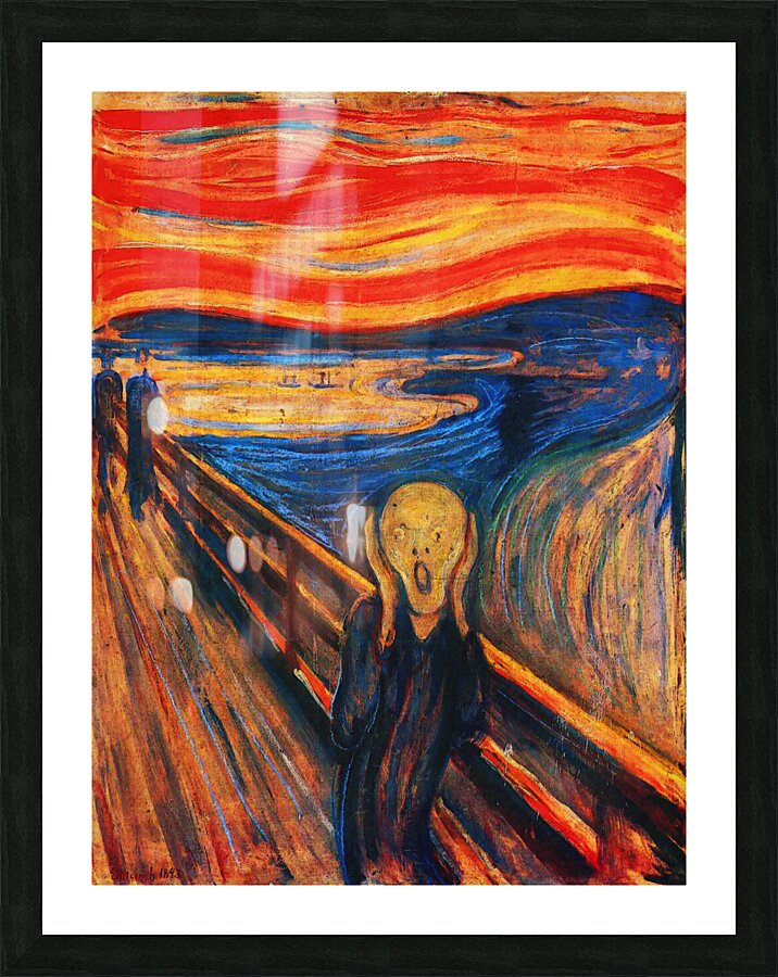 The Scream   Picture Frame print