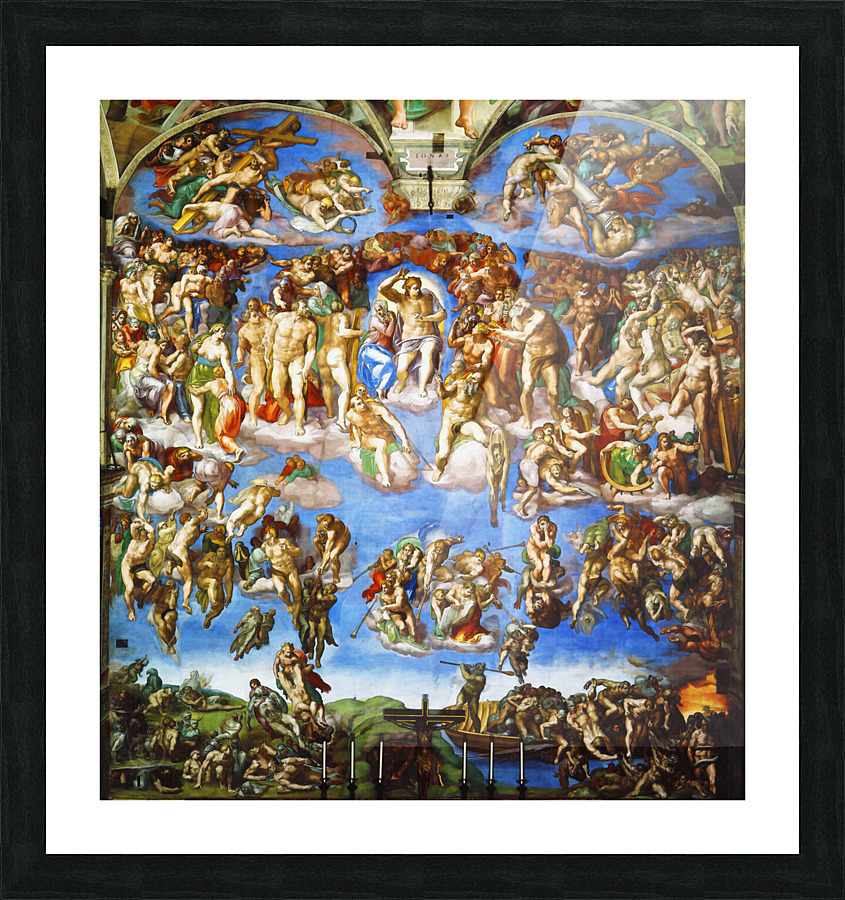 Last Judgement Picture Frame print