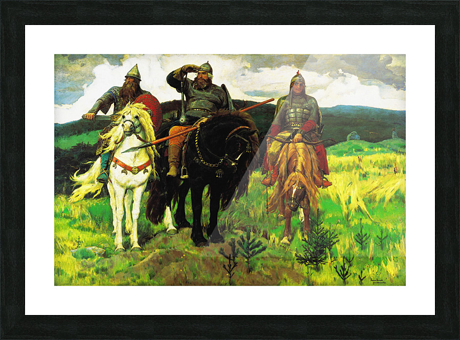 Viktor Vasnetsov     Giants Heroes Picture Frame print