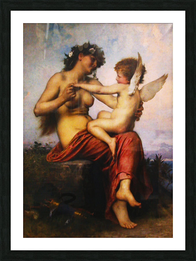 Cupid Captured  Picture Frame print