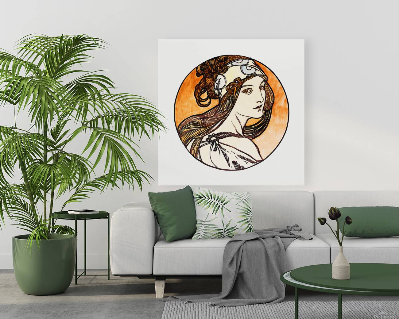 Stained glass window for the facade of the Fouque Reproduction