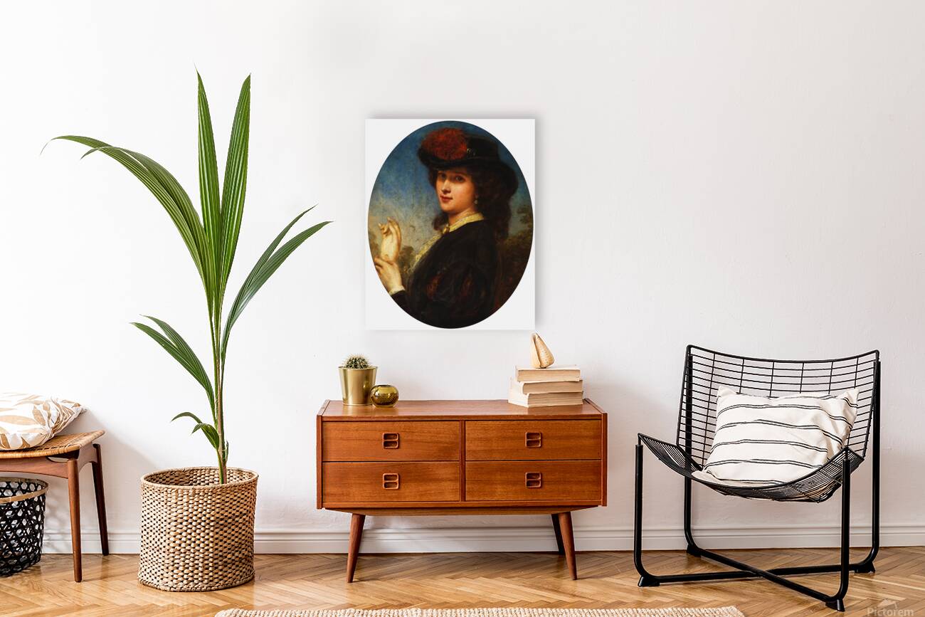 Lady with a Glove – John Robert Dicksee Reproduction