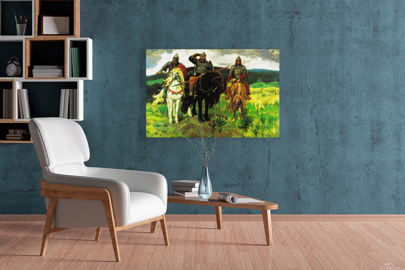 Viktor Vasnetsov     Giants Heroes Reproduction