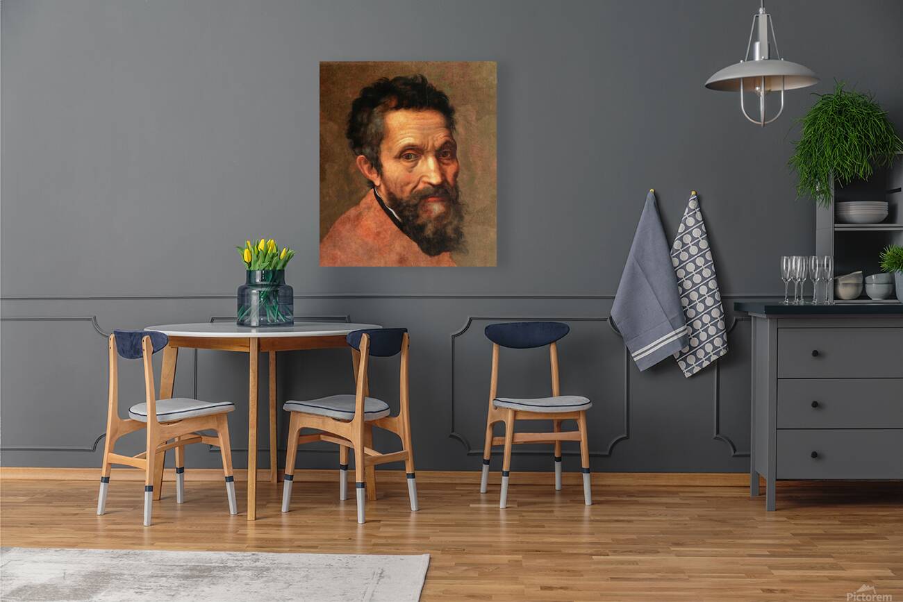 Portrait Michelangelo Reproduction