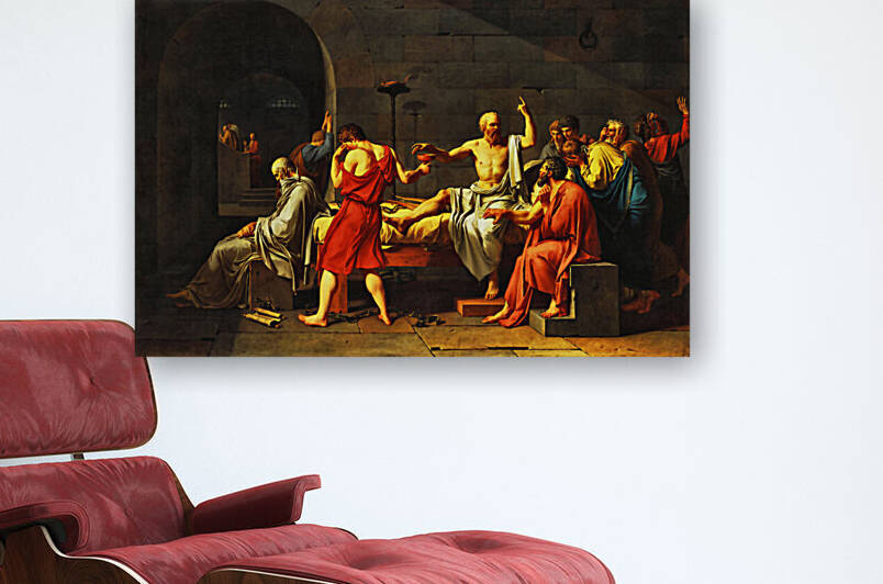 The death of socrates by Classic Painting