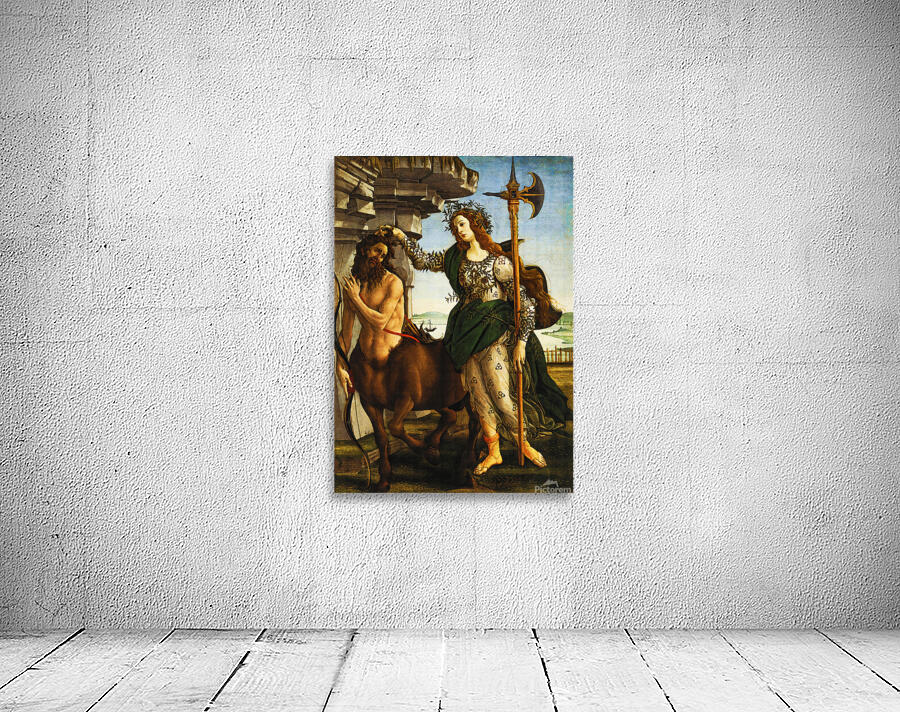 Pallas and the Centaur – Sandro Botticelli 1482 Wall Preview
