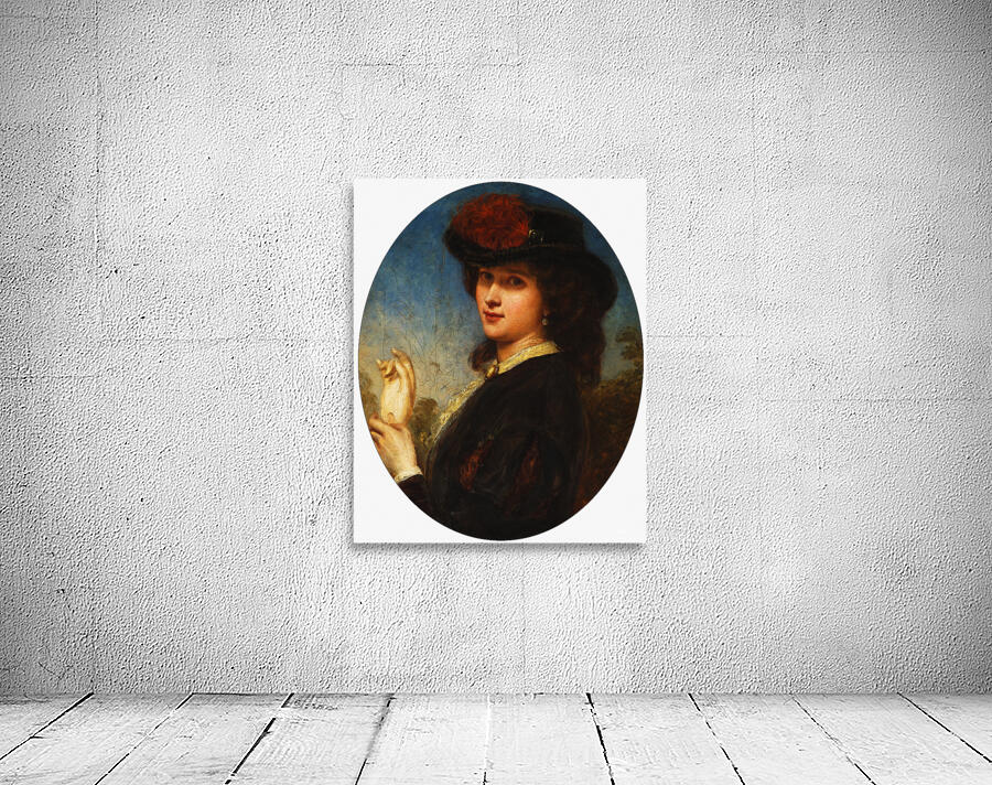 Lady with a Glove – John Robert Dicksee Wall Preview