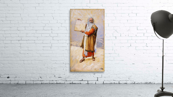 Moses and the Ten Commandments Wall Preview