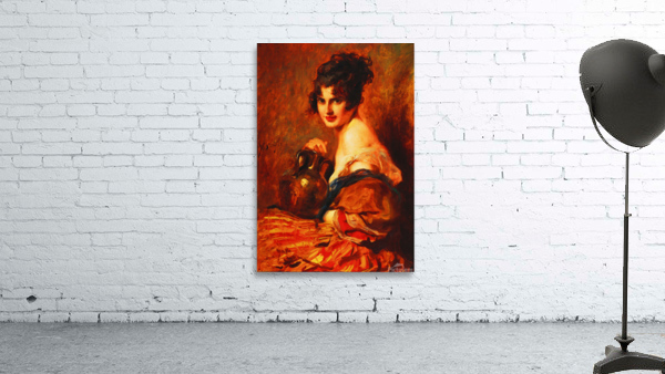 Schone mit Weinkaraffe Wall Preview