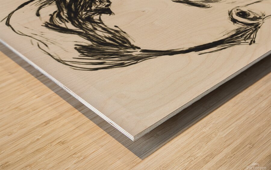 Dr. Max Linde 1902 by Edvard Munch. Original from Wood print