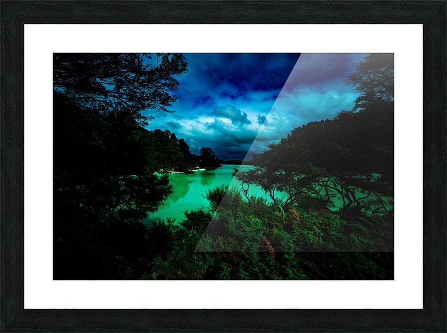 Lake Ngakoro  Picture Frame print