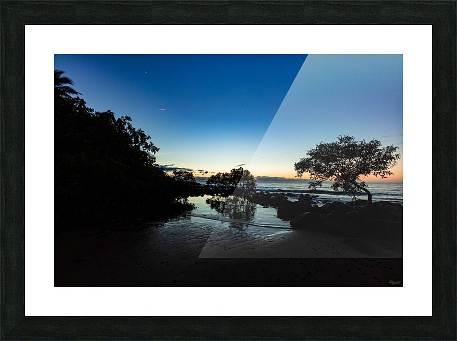 Last Sunrise Picture Frame print