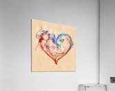 Expression Heart  Acrylic Print
