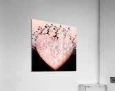 Dancing Trees Heart Acrylic Print