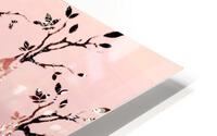 Dancing Trees Heart HD Metal print