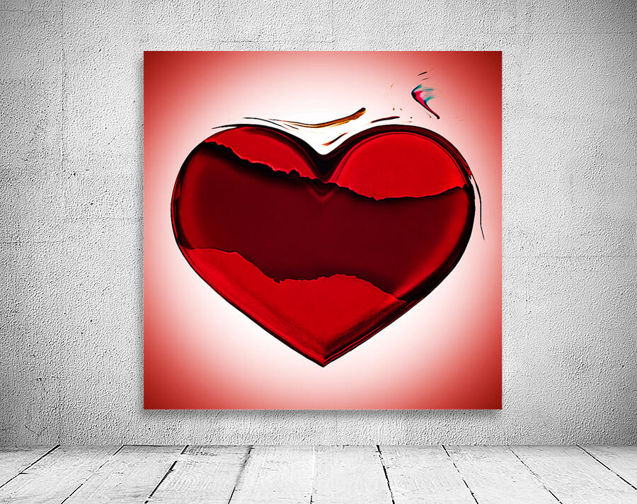 Love Torn Heart Wall Preview