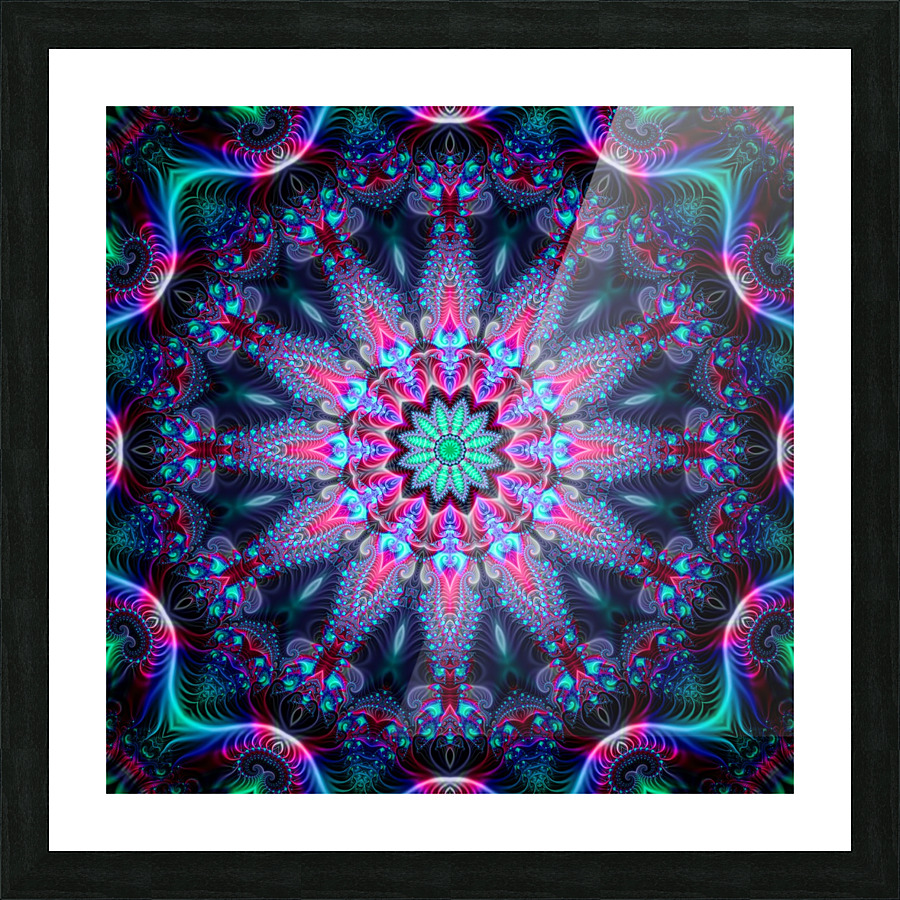 Pink Fusion  Picture Frame print
