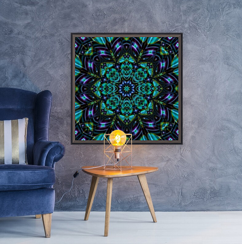 Psychedelic Mandala Reproduction