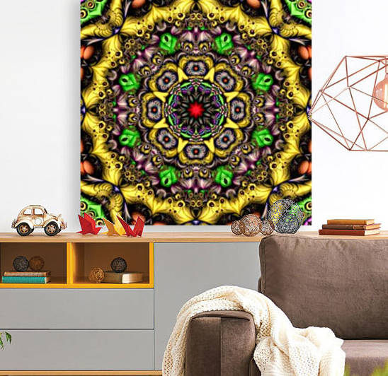 Monkey Mandala Reproduction