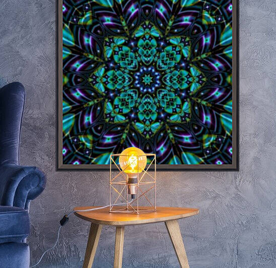 Psychedelic Mandala Reproduction