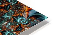 Orange Mandala HD Metal print