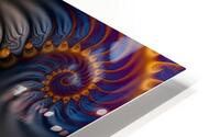 Blue Flame HD Metal print