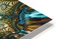 Teal Light HD Metal print
