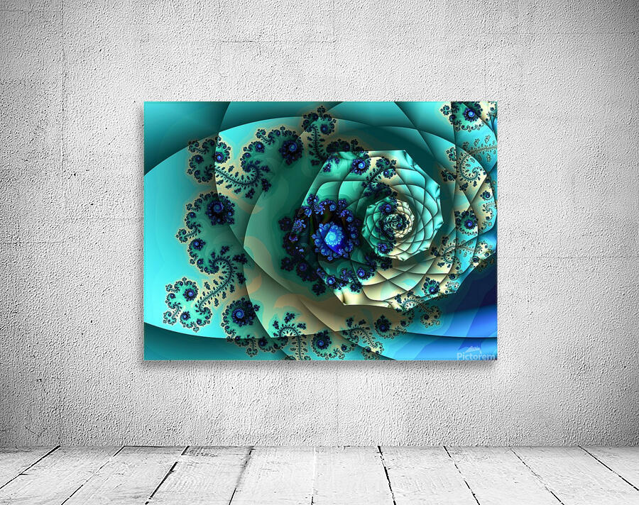 Fractal Flower  Wall Preview