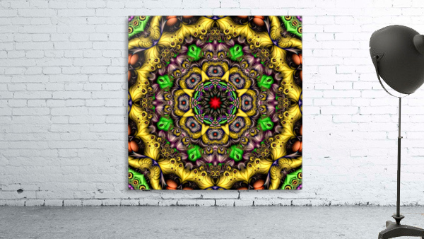 Monkey Mandala Wall Preview
