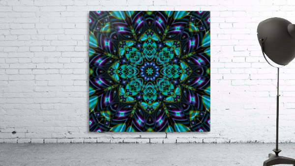Psychedelic Mandala Wall Preview