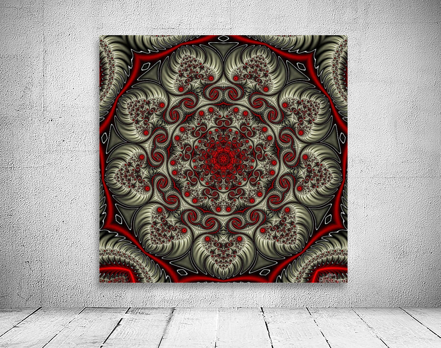Silver Mandala Wall Preview