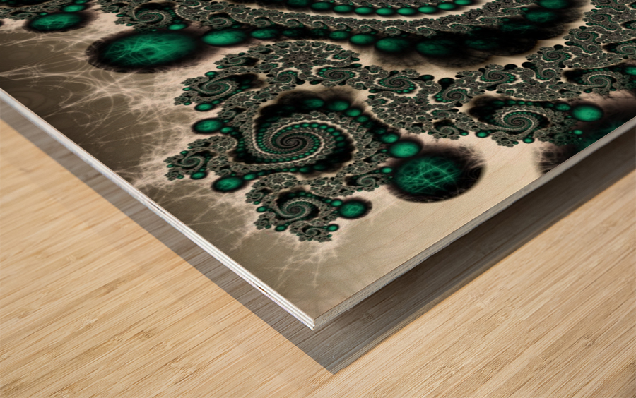 El Dragon  Wood print