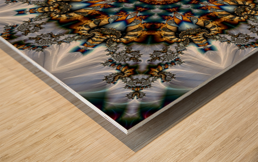 Silver Star Wood print