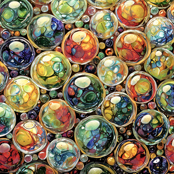 Glass Marbles Not Perfecty Round Digital Download