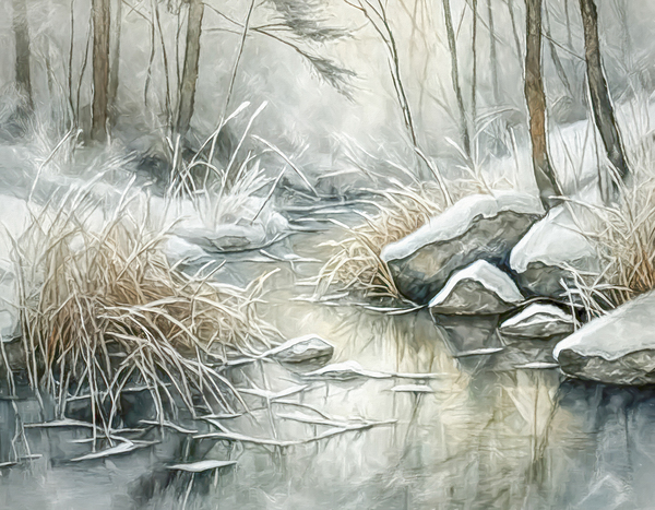 Winterland in the Ponds and Marshes Digital Download