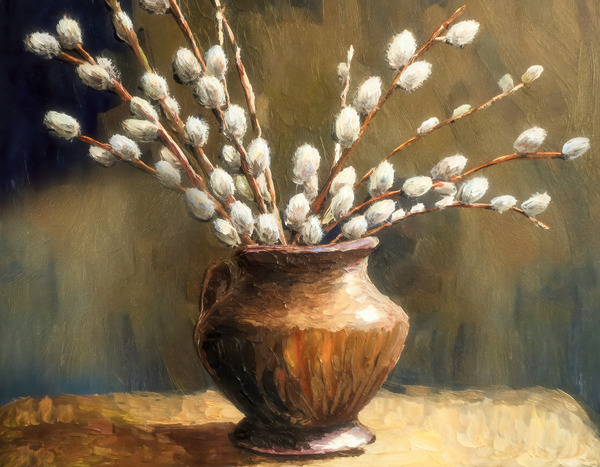 Pussywillows in a Jug Digital Download