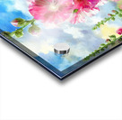 Oma Loved Her Hollyhocks Acrylic print