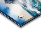 Water Whacks Against Rocky Shores Acrylic print