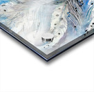Snow Owl Feathers Acrylic print