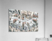 Rooftops in Paris Acrylic Print
