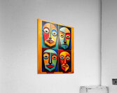 Faces in a Quandry Acrylic Print