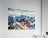 Austrian Alps Sunset Acrylic Print